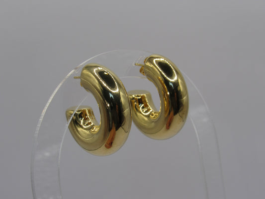 Gold 3/4 Hoop Earrings