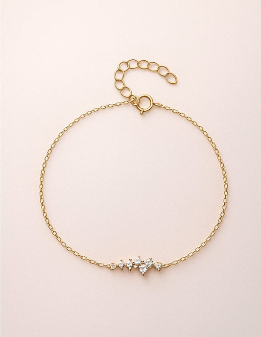 Stardrop Cluster Bracelet