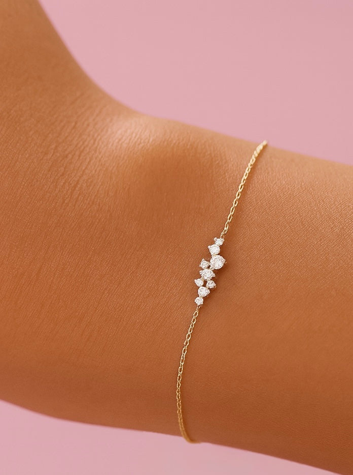 Stardrop Cluster Bracelet