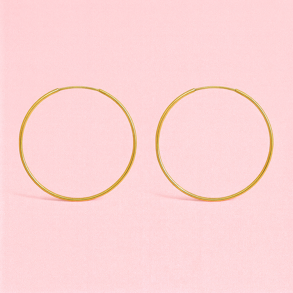 Soft Glow Hoops