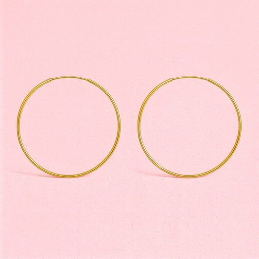 Soft Glow Hoops