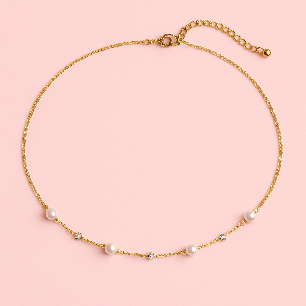 The Serene Pearl Choker