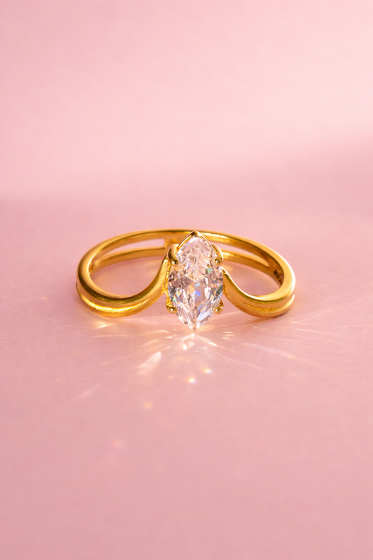 Marquise Wave Ring